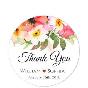 Bouquet Top Circle sticker