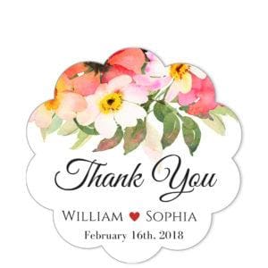 Bouquet Top Circular Scallop sticker