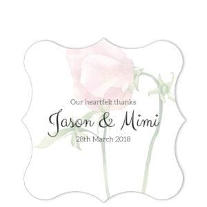 Vintage Briar Rose Stalk Sticker