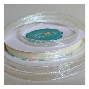 Pearl Yellow Organza Ribbon 6mm_1