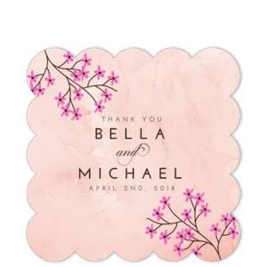 First Bloom Thank You Sticker