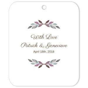 Grecian Border With Love Favor Tag