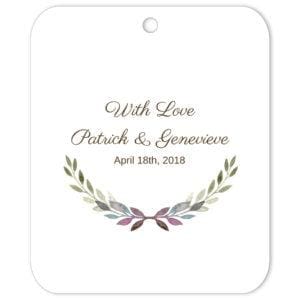 Grecian With Love Favor Tag