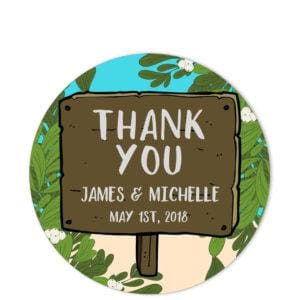 Olives By The Sea Thank You Sticker
