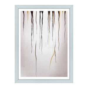 BLA-RAI-ART-1 Black Rain Wall Art
