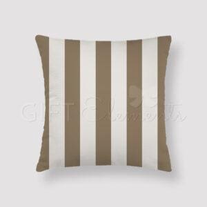 SAN-STR-CUS-1 Sand Stripes Throw Pillow