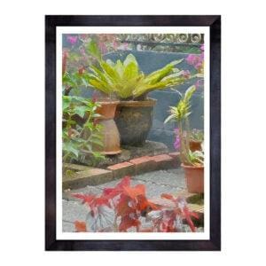 GAR-COR-PHO-1 Garden Corner Wall Art