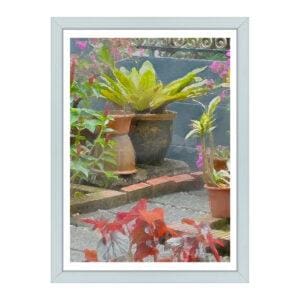 GAR-COR-PHO-1 Garden Corner Wall Art