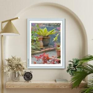 GAR-COR-PHO-1 Garden Corner Wall Art