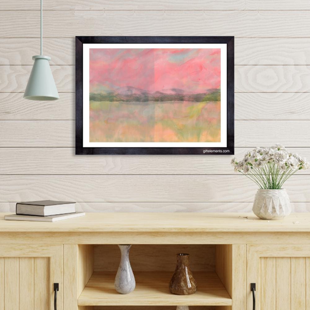 FLA-CLO-ART-1 Flaming Clouds Wall Art