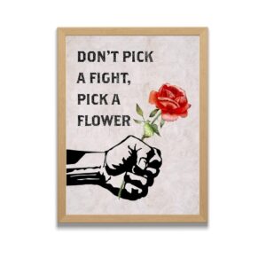 Don't Pick A Fight Banksy Wall Art