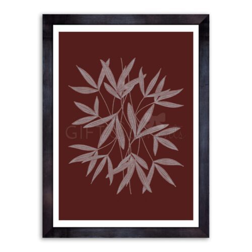 Bamboo Leaves Asian Wall Art