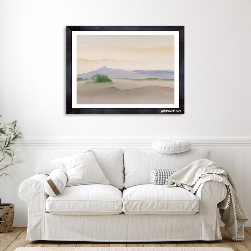DES-LAN-ART-1 Desert Land Abstract Wall Art