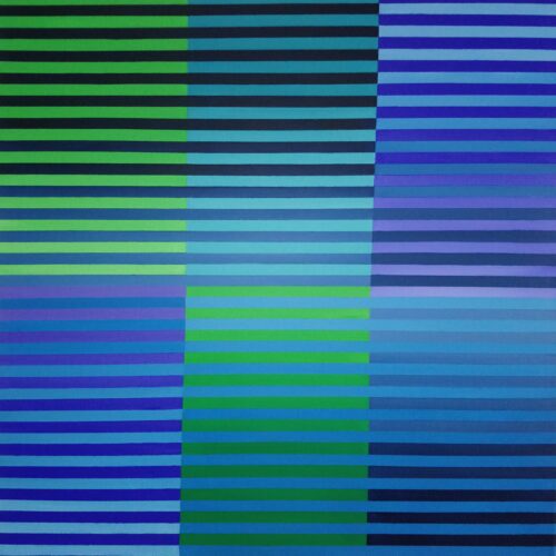 OMB-DELB-FIN-1 Ombre Delights Blue Abstract Fine Art